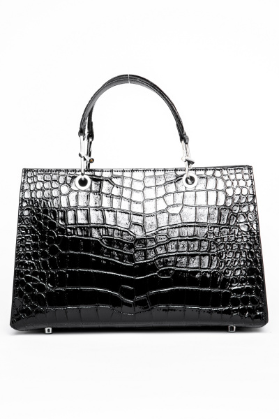 429-81 7238 Сумка тоут женская натуральная кожа Ludor черный