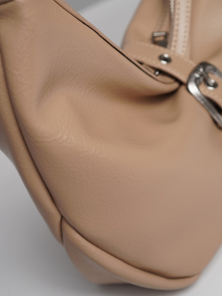 440-97 881095 Сумка хобо женская экокожа Ludor светло-бежевый