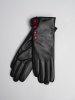 фото 449-21 3572(8) Перчатки женские натуральная кожа  черный