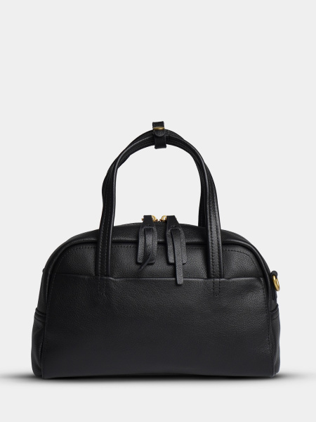 448-88 1879 Сумка доум женская натуральная кожа Ludor черный