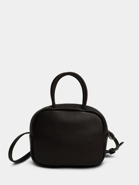 фото 454-60 80207 Сумка кросс-боди женская натуральная кожа Ludor темно-коричневый