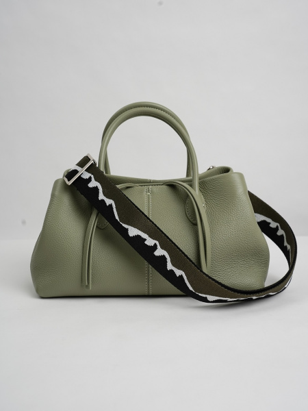 фото 456-36 ремень текст Ремень для сумки Ludor черный-хаки