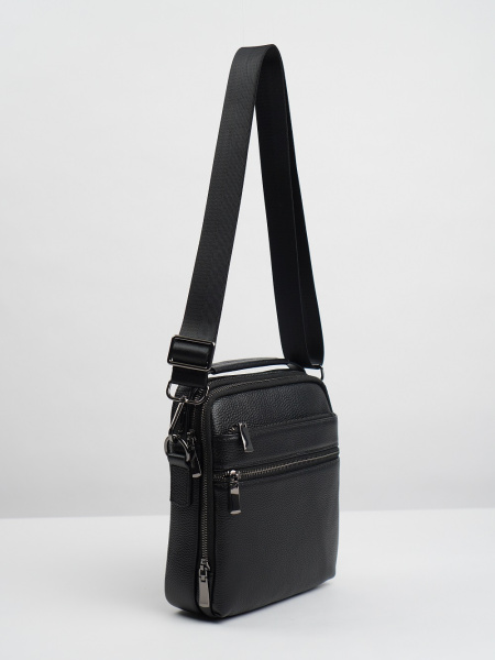 фото 453-74 1125-2 Сумка кросс-боди мужская натуральная кожа DE-GOSA черный