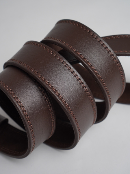 фото 453-03  Ремень мужской DG коричневый