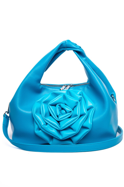 443-83 5151-2 Сумка хобо женская экокожа Safenta голубой