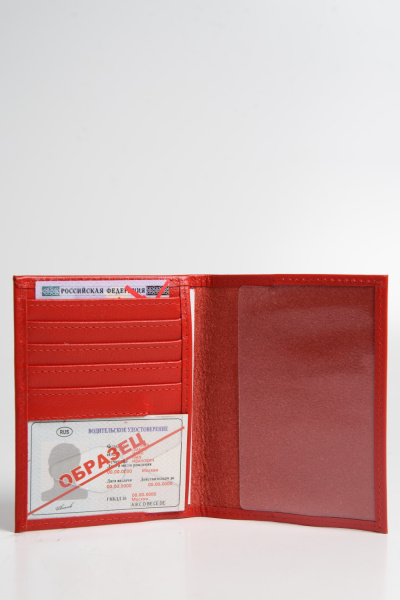 фото 372-96 ВП 124 Л 178 Обложка для документов DE-GOSA красный