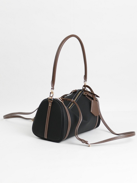 456-66 6189 Сумка доум женская натуральная кожа Ludor черный