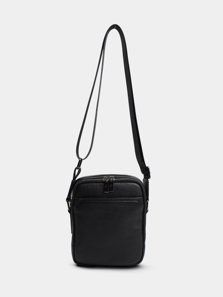 фото 453-77 2169-1 Сумка кросс-боди мужская натуральная кожа DE-GOSA черный