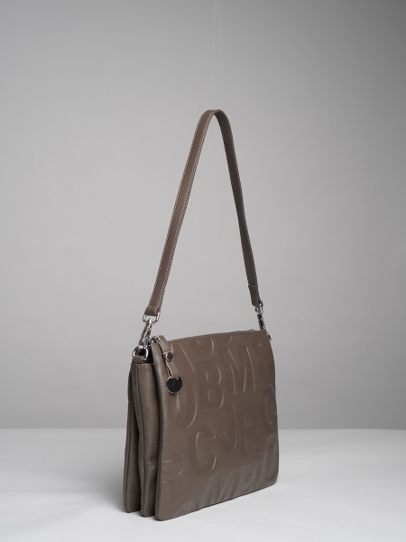 446-99 18045 Сумка кросс-боди женская натуральная кожа Ludor бежевый фото 446-99 18045 Сумка кросс-боди женская натуральная кожа Ludor бежевый