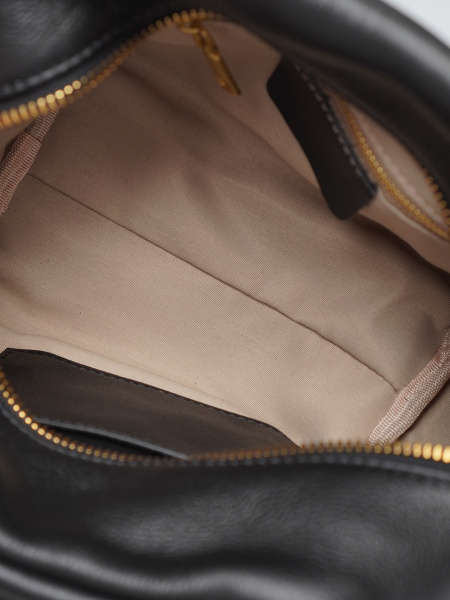 фото 449-66 8176 Сумка куб женская натуральная кожа Ludor черный