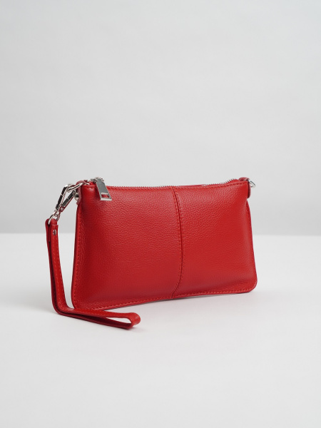 фото 454-33 711 Клатч женский натуральная кожа Ludor красный