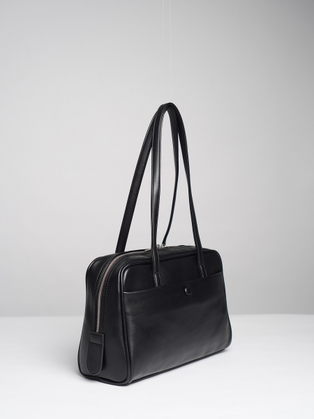 451-43 550240 Сумка доум женская экокожа Ludor черный