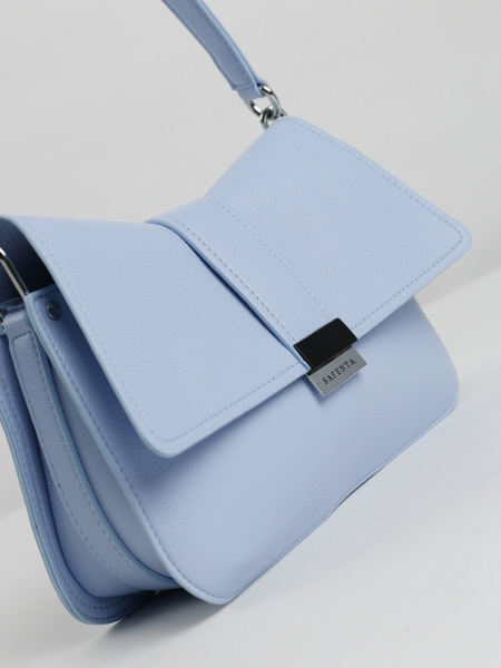 фото 457-04 28206 Сумка кросс-боди женская экокожа Safenta голубой