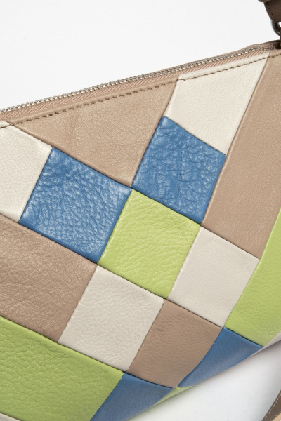 фото 421-76 Y1689 Сумка кросс-боди женская натуральная кожа Ludor бежевый