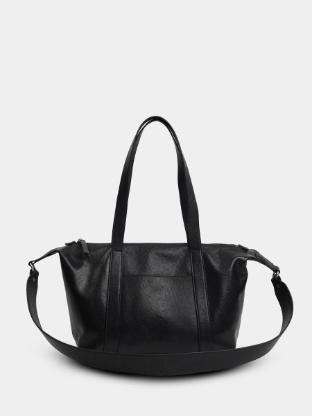 фото 455-64 9227 Сумка шоппер женская натуральная кожа Ludor черный