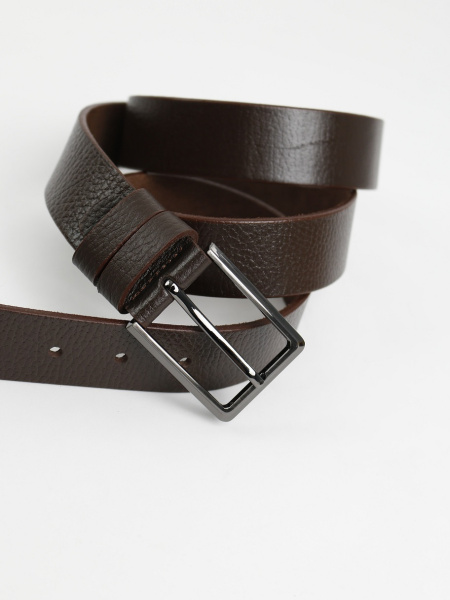 фото 457-35  Ремень мужской DG коричневый