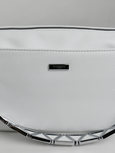 фото 456-93 28214 Сумка кросс-боди женская экокожа Safenta белый