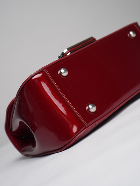 440-94 1901 Сумка стракчэд женская натуральная кожа Ludor красный