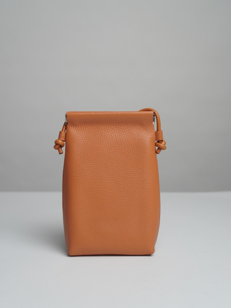 фото 450-68 8027 Сумка кросс-боди женская натуральная кожа Ludor коричневый