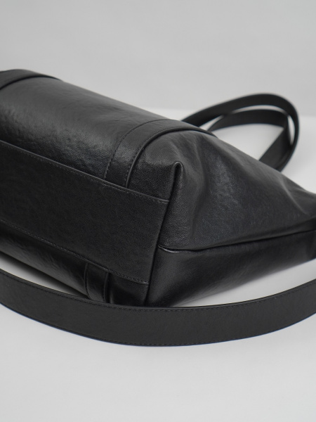 фото 455-64 9227 Сумка шоппер женская натуральная кожа Ludor черный