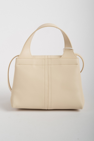 фото 402-27 9885 Сумка кросс-боди женская натуральная кожа Ludor светло-бежевый