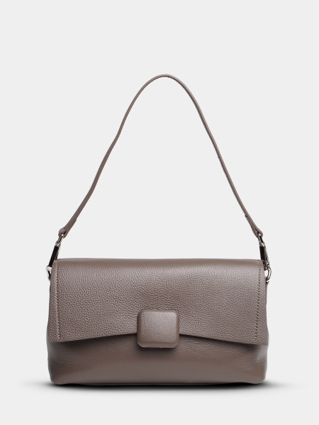 453-37 6016-1 Сумка кросс-боди женская натуральная кожа Ludor серый-бежевый фото 453-37 6016-1 Сумка кросс-боди женская натуральная кожа Ludor серый-бежевый