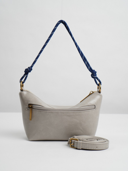 фото 454-22 550242 Сумка кросс-боди женская экокожа Ludor светло-серый