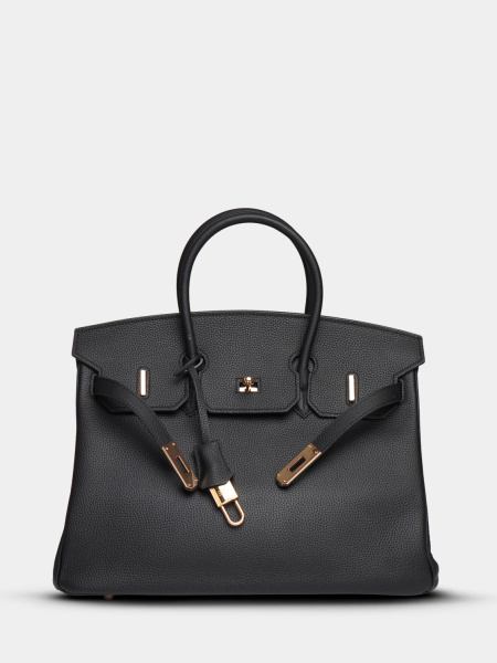 453-18 ВК35 Сумка стракчэд женская натуральная кожа Ludor черный 453-18 ВК35 Сумка стракчэд женская натуральная кожа Ludor черный