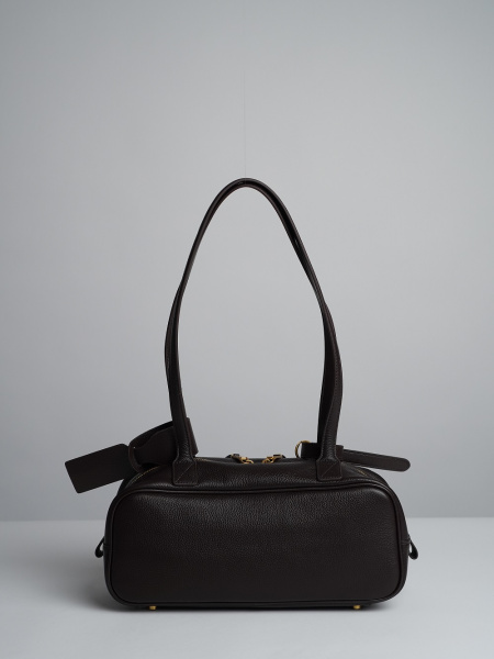 447-67 98111 Сумка тоут женская натуральная кожа Ludor коричневый