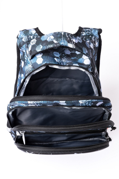 фото 431-48 9101 мяч Ранец для мальчика BF серо-черный