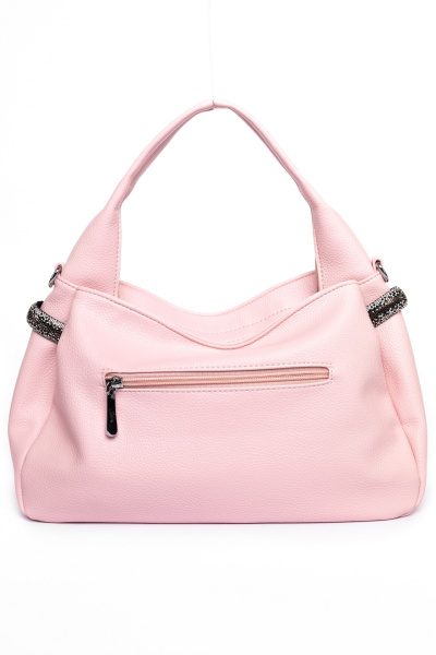 442-52 5250 Сумка хобо женская экокожа Safenta розовый