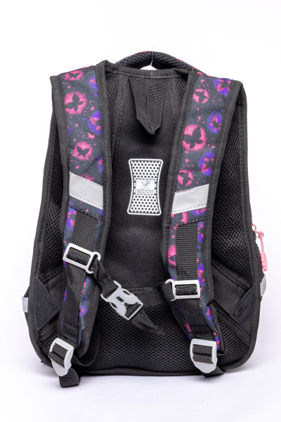 фото 431-70 1610 бабочки Ранец для девочки De-Gosa (bf) черный