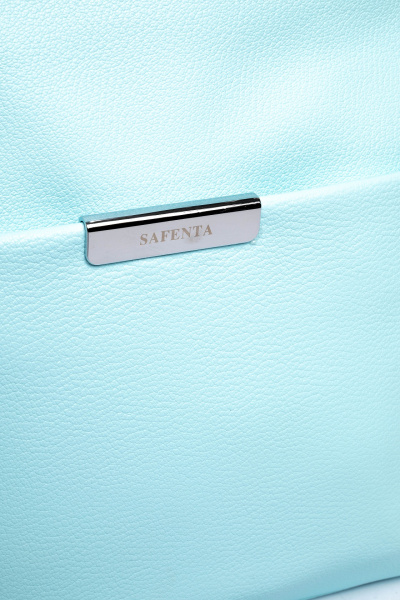 446-65 5264 Сумка шоппер женская экокожа Safenta бирюза фото 446-65 5264 Сумка шоппер женская экокожа Safenta бирюза