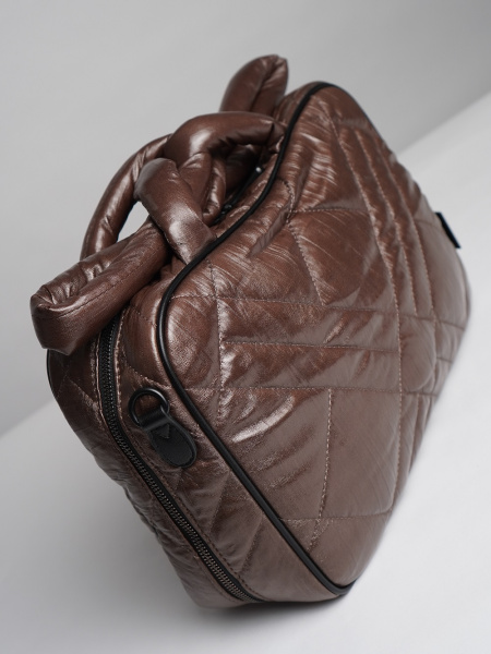 451-00 5149 Сумка доум женская экокожа Safenta коричневый