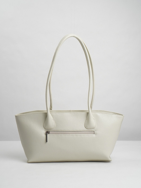 455-40 550239 Сумка тоут женская экокожа Ludor светло-бежевый