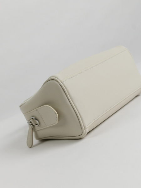 456-56 5159 Сумка доум женская натуральная кожа Ludor бежевый