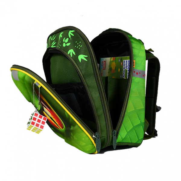 фото 406-21 436.1355 Ранец для мальчика Luris зеленый