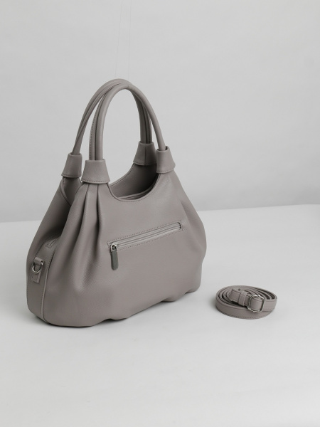 456-32 550249 Сумка хобо женская экокожа Ludor бежевый