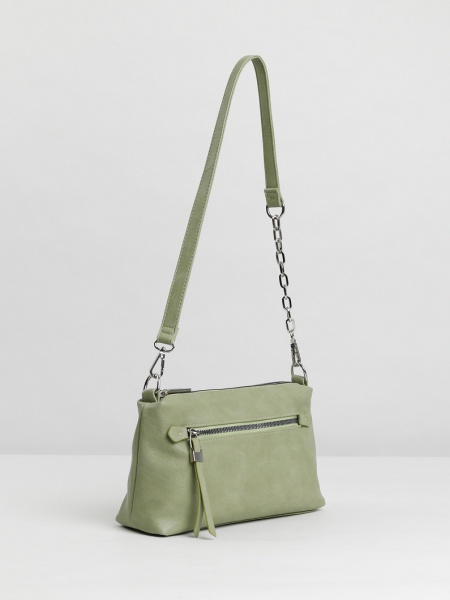 фото 456-16 550275 Сумка кросс-боди женская экокожа Ludor светло-зеленый