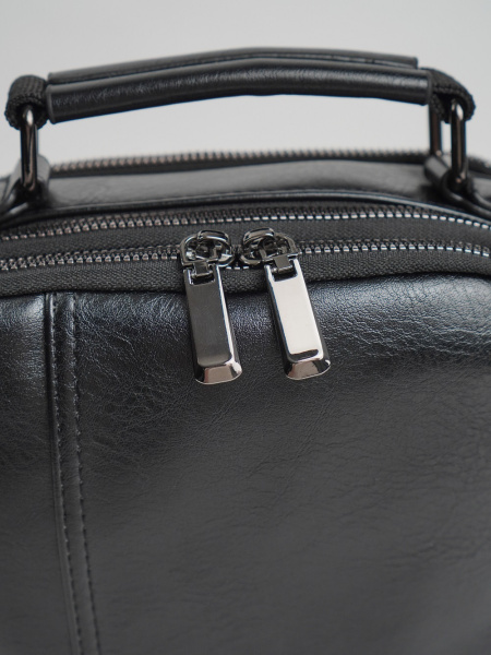 фото 455-13 J8270L-3 Сумка кросс-боди мужская экокожа DE-GOSA черный