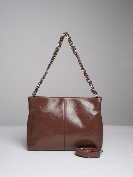 фото 451-72 187 Сумка кросс-боди женская натуральная кожа Ludor коричневый