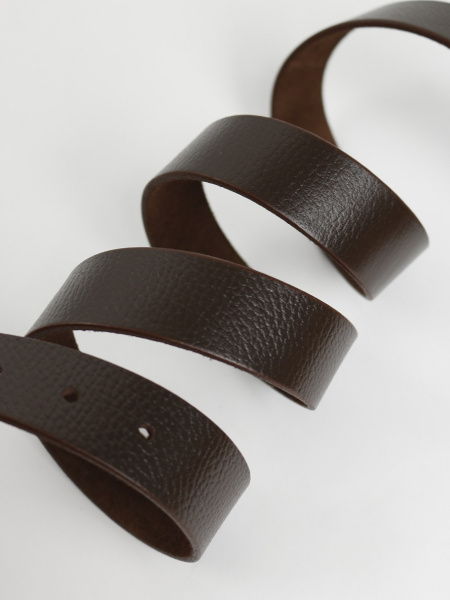 фото 457-35  Ремень мужской DG коричневый