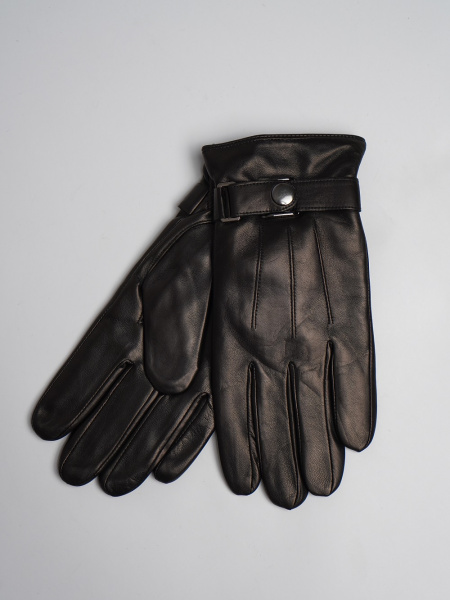 449-55 IS1096S-1(9) Перчатки мужские натуральная кожа  черный фото 449-55 IS1096S-1(9) Перчатки мужские натуральная кожа  черный