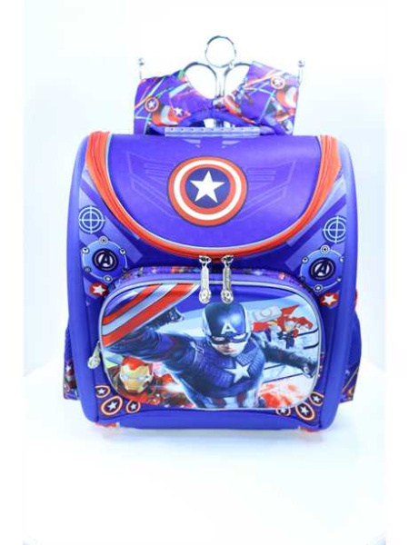 фото 236-92 А01 Рюкзак школьный  Синий