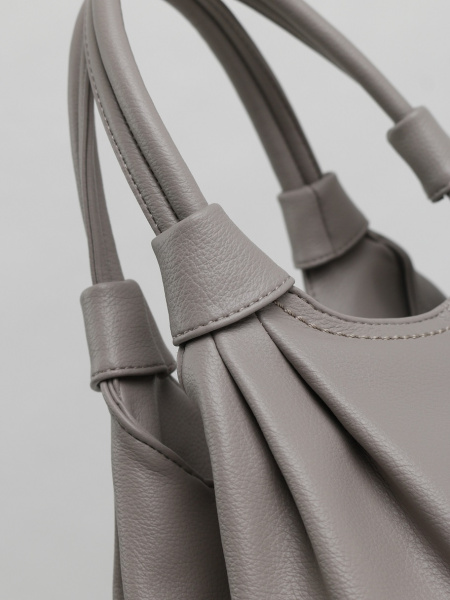 456-32 550249 Сумка хобо женская экокожа Ludor бежевый