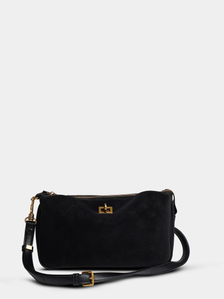 фото 451-46 550235 Сумка кросс-боди женская эко нубук Ludor черный