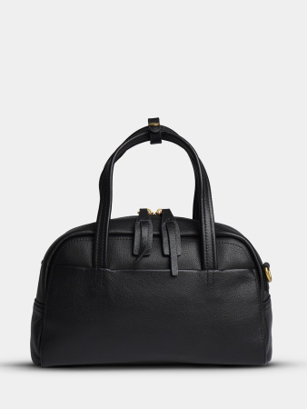 448-88 1879 Сумка доум женская натуральная кожа Ludor черный