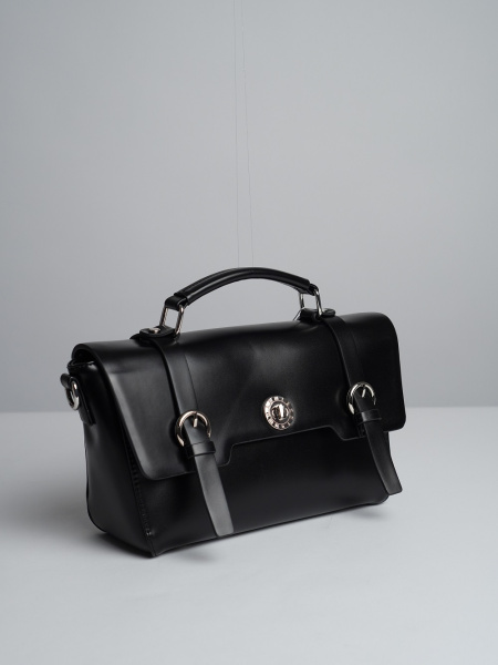 447-91 550130-1 Сумка стракчэд женская экокожа Ludor черный