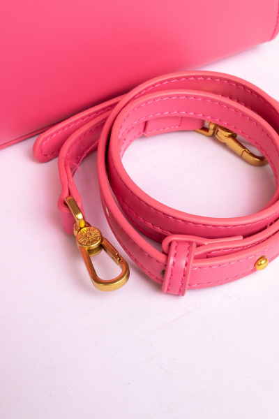 428-55 20888 Сумка стракчэд женская экокожа  VERSSE розовый