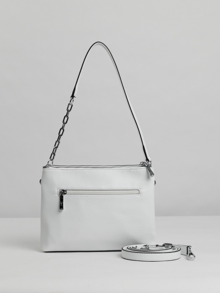 фото 457-14 28147 Сумка кросс-боди женская экокожа Safenta белый